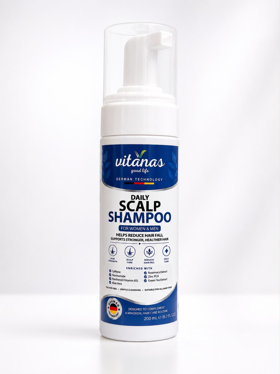 Vitanas Minoxidil Foam 5% + Finasteride 0.05%