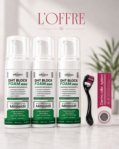 Vitanas Minoxidil Foam 5% + Finasteride 0.05%